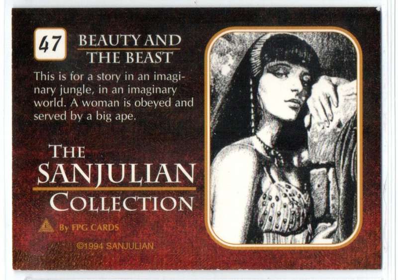 FPG Cards 1994 The Sanjulian Collection - 47 Beauty And The Beast