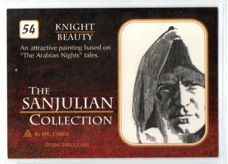 FPG Cards 1994 The Sanjulian Collection - 54 Knight Beauty