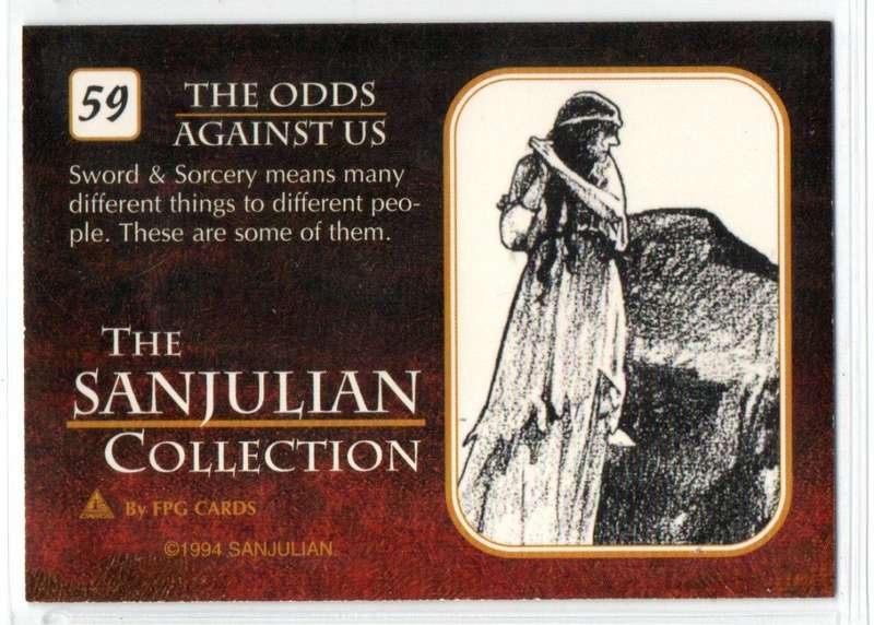 FPG Cards 1994 The Sanjulian Collection - 59 The Odds Against Us