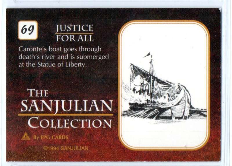 FPG Cards 1994 The Sanjulian Collection - 69 Justice For All
