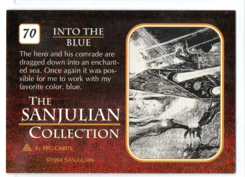 FPG Cards 1994 The Sanjulian Collection - 70 Into The Blue