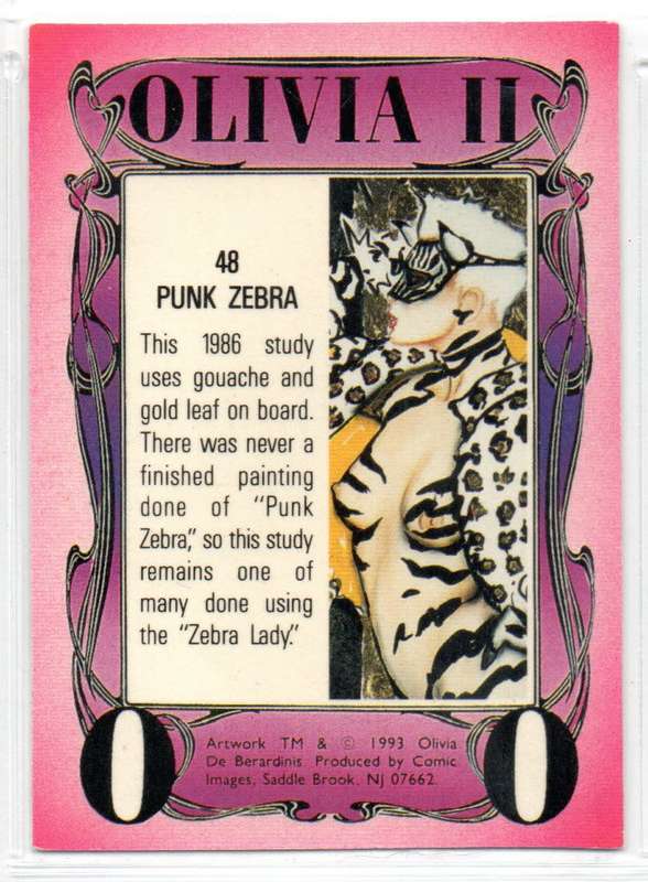 Comic Images 1993 Olivia II - 48 Punk Zebra