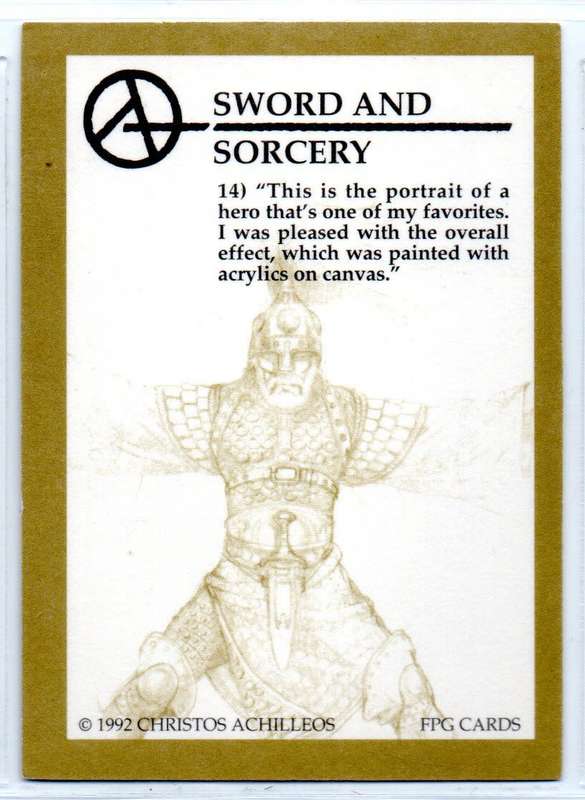 FPG Cards 1992 Christos Achilleos - 14 Sword And Sorcery