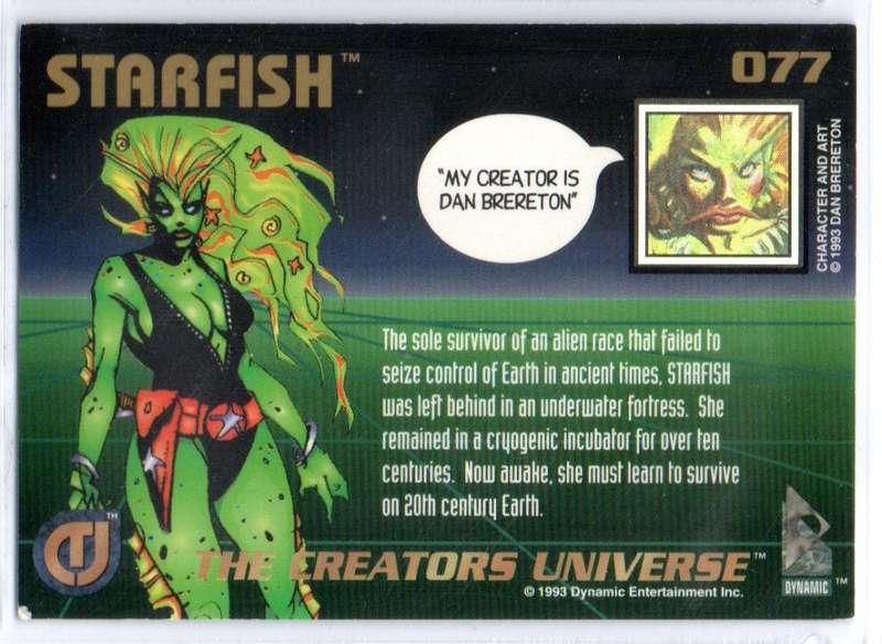 Dynamic Entertainment 1993 The Creators Universe - 077 Starfish
