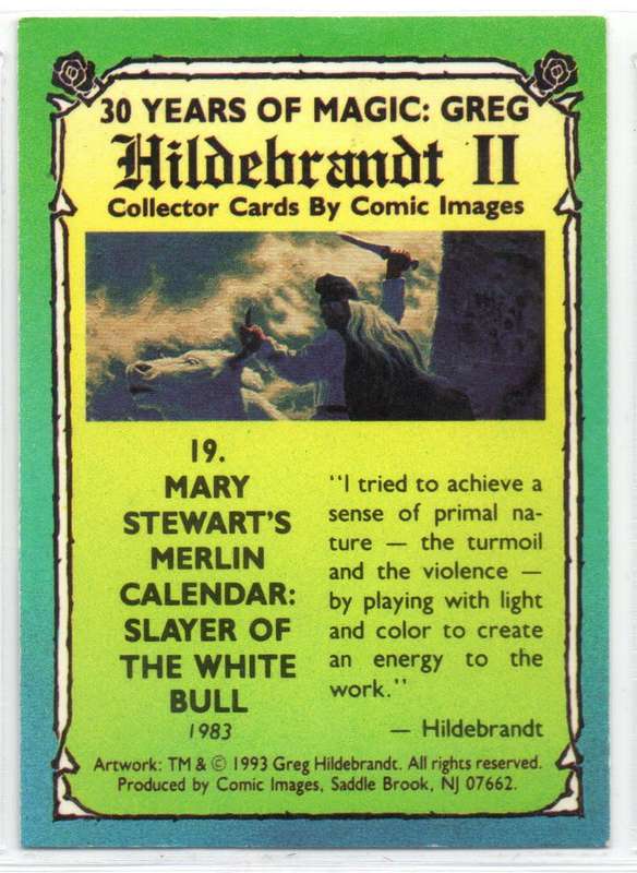 Comic Images 1993 Greg Hildebrandt II 30 Years of Magic