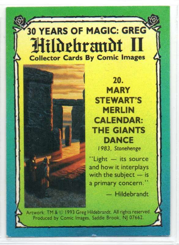 Comic Images 1993 Greg Hildebrandt II 30 Years of Magic
