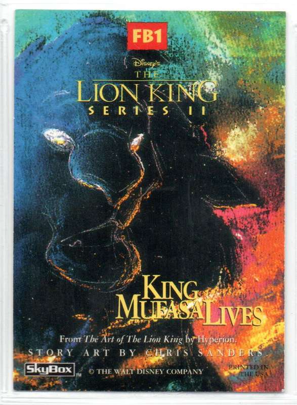 Sky Box Disney`s The :Lion King Series II