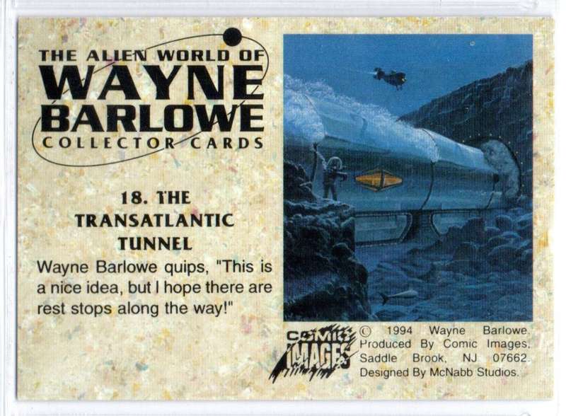 Comic Images 1994 The Alien World of Wayne Barlowe - 18 The Transatlantic Tunnel
