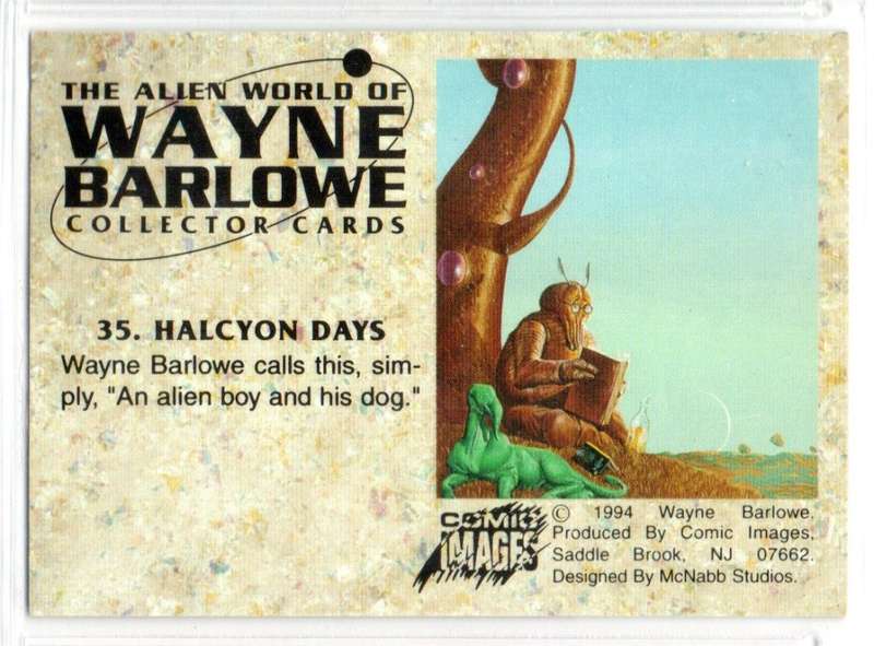 Comic Images 1994 The Alien World of Wayne Barlowe - 35 Halcyon Days