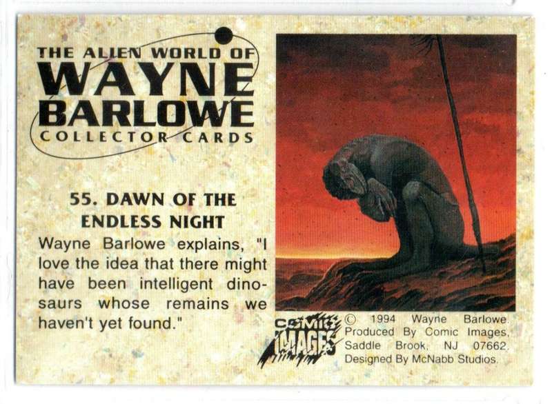 Comic Images 1994 The Alien World of Wayne Barlowe - 55 Dawn of the Endless Night