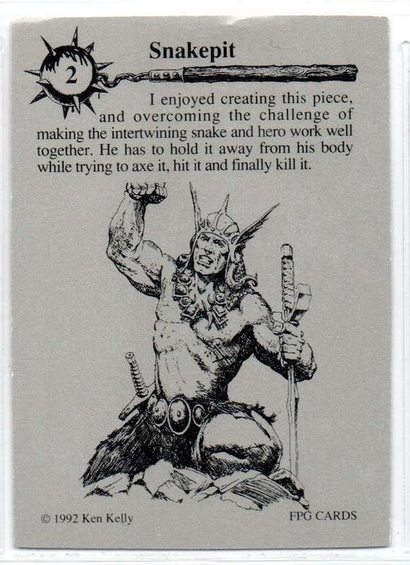 FPG Cards 1992 Ken Kelly - 2 Snake pit