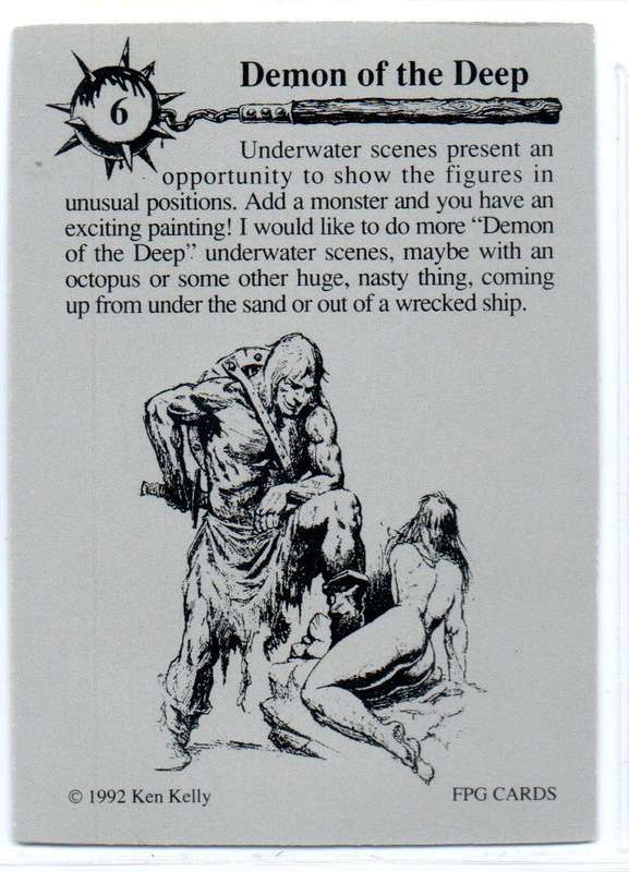 FPG Cards 1992 Ken Kelly - 6 Demon of the Day