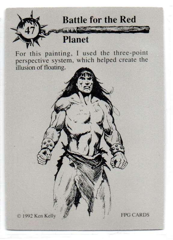 FPG Cards 1992 Ken Kelly - 47 Battle for the Red Planet