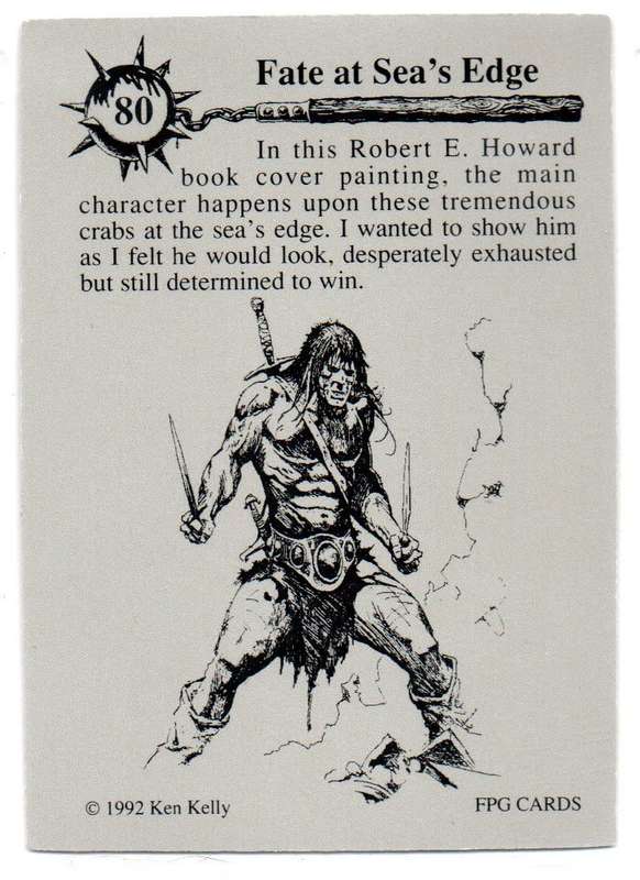 FPG Cards 1992 Ken Kelly - 80 Fate at Sea`s Edge