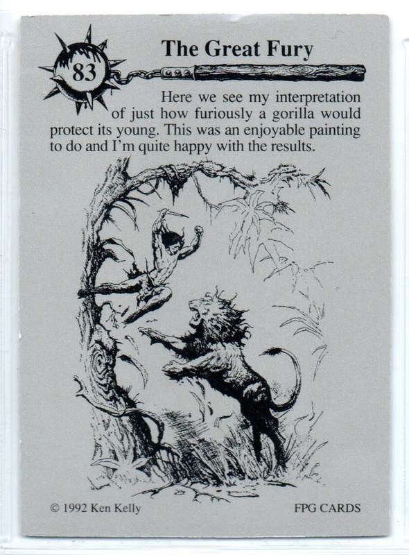 FPG Cards 1992 Ken Kelly - 83 The Giant Fury