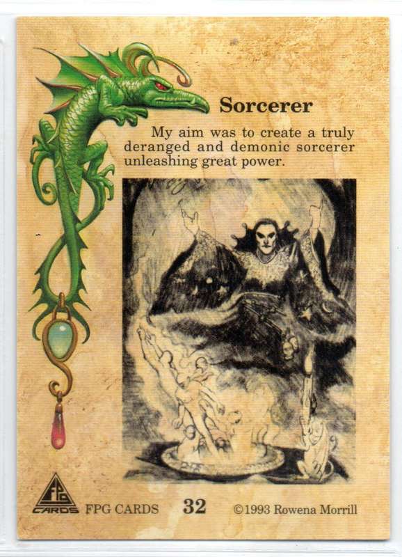 FPG Cards 1993 Rowena Morrill - 32 Sorcerer