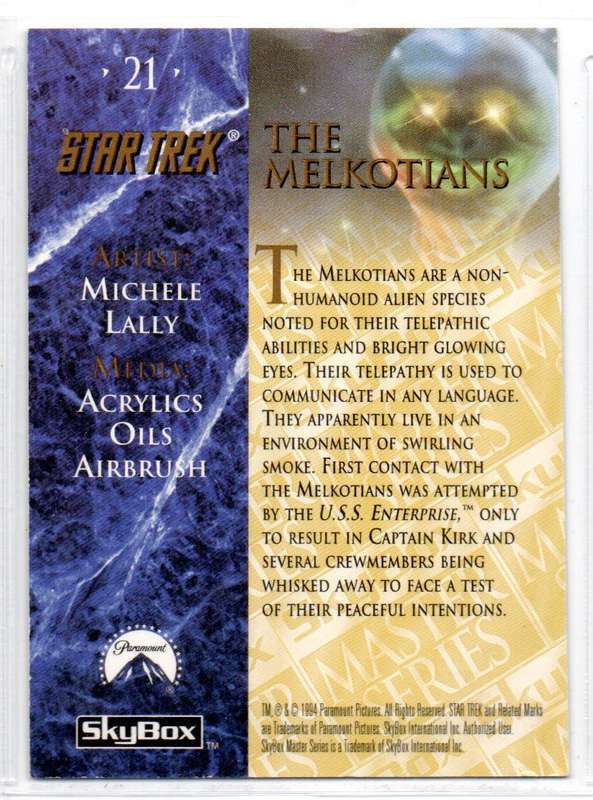 Paramount Pictures 1994 Star Trek - 21 The Melkotians