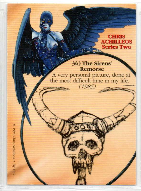 FPG Cards 1994 Chris Achilleos Series Two - 36 The Sirens` Remorse