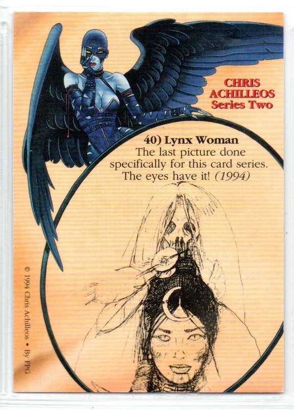 FPG Cards 1994 Chris Achilleos Series Two - 40 Lynx Woman