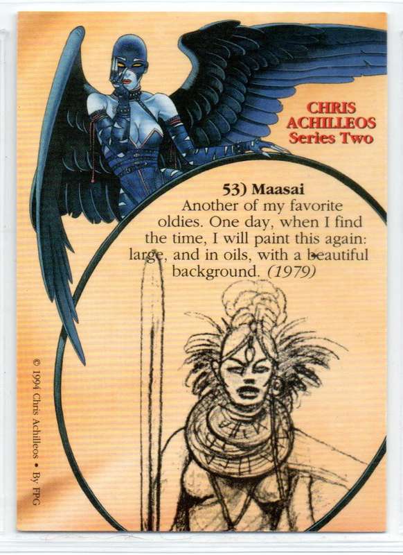 FPG Cards 1994 Chris Achilleos Series Two - 53 Maasai
