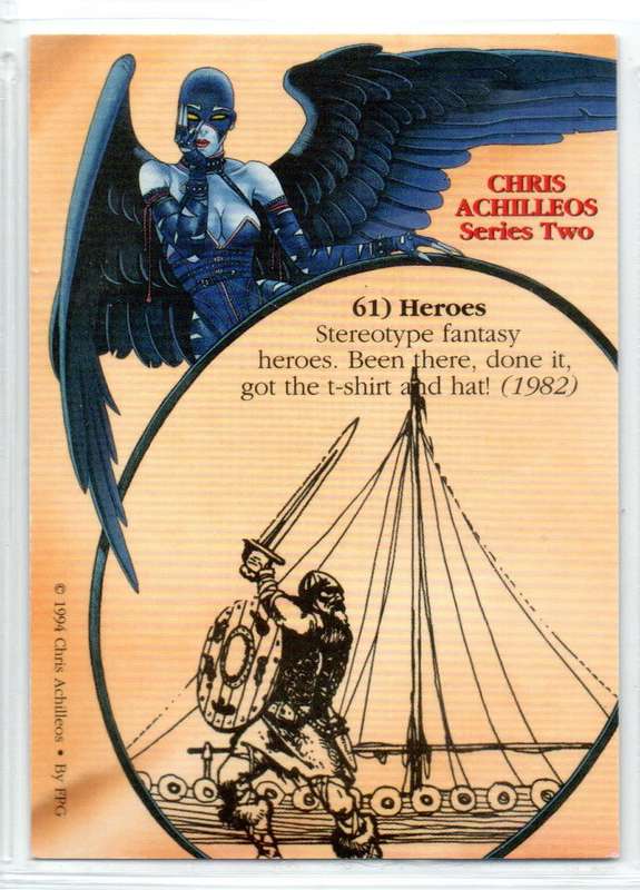 FPG Cards 1994 Chris Achilleos Series Two - 61 Heroes