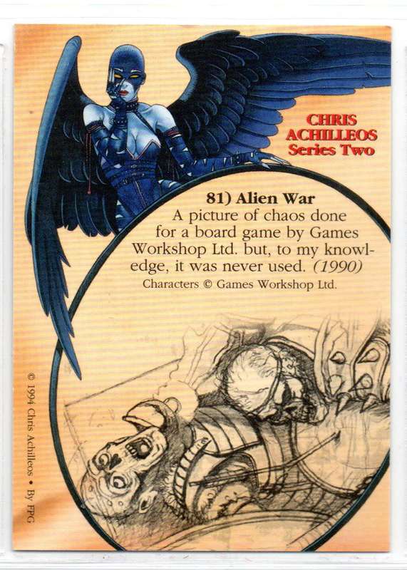 FPG Cards 1994 Chris Achilleos Series Two - 81 Alien War