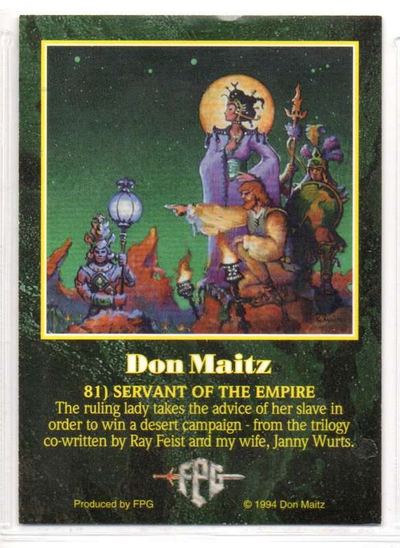 FPG 1994 Don Maitz - 81 Servant of the Empire