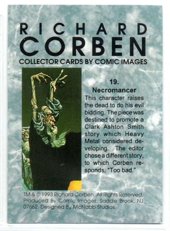 Comic Images 1993 Richard Corben - 19 Necromancer