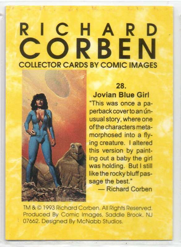 Comic Images 1993 Richard Corben - 28 Jovian Blue Girl