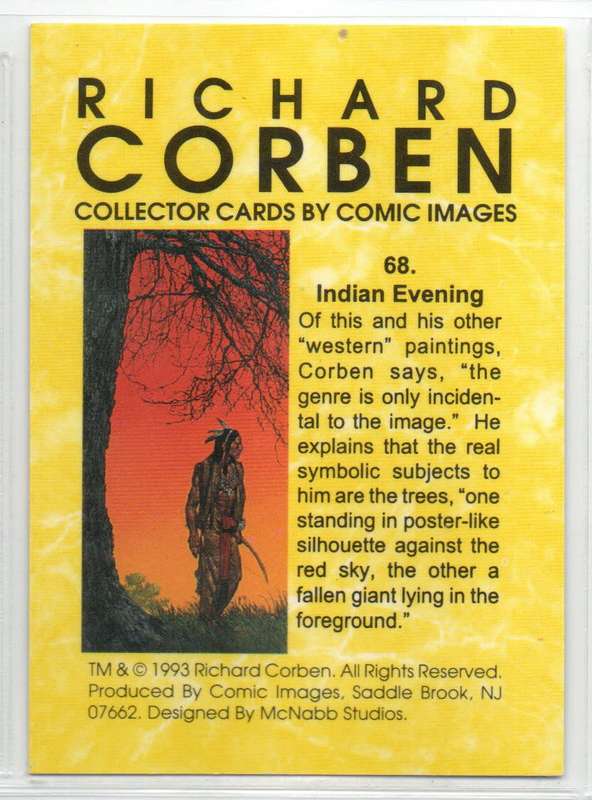 Comic Images 1993 Richard Corben - 68 Indian Evening