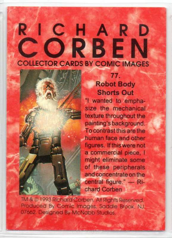 Comic Images 1993 Richard Corben - 77 Robot Body Shorts Out