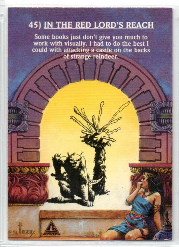 FPG 1993 Fantasy Art of Richard Hescox - 45 In the Red Lord`s Reach