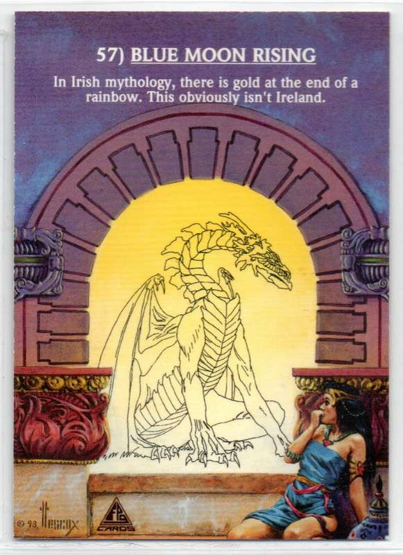 FPG 1993 Fantasy Art of Richard Hescox - 57 Blue Moon Rising
