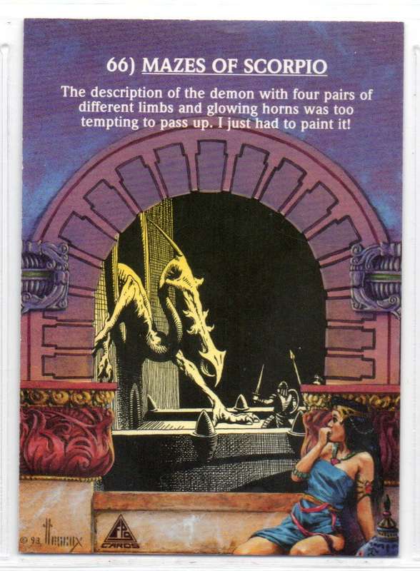 FPG 1993 Fantasy Art of Richard Hescox - 66 Mazes of Scorpio