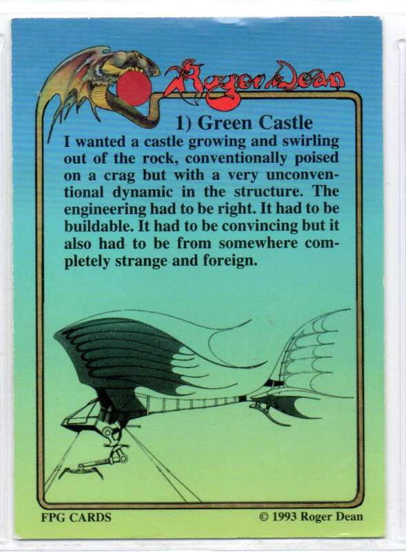 FPG Cards 1993 Roger Dean - 1 Green Castle