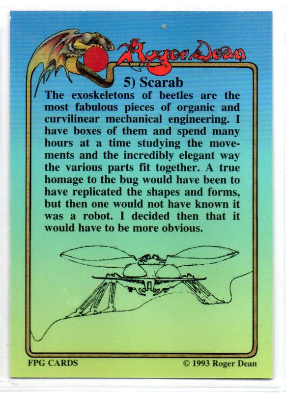 FPG Cards 1993 Roger Dean - 4 Scarab