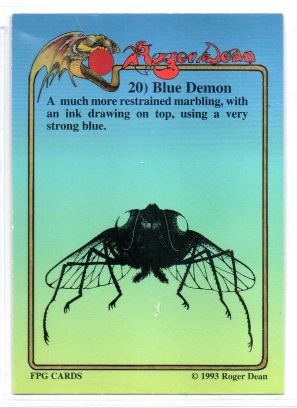 FPG Cards 1993 Roger Dean - 20 Blue Demon