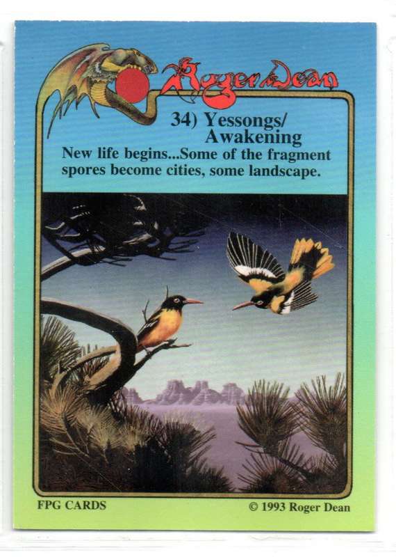FPG Cards 1993 Roger Dean - 34 Yessongs/Awakening