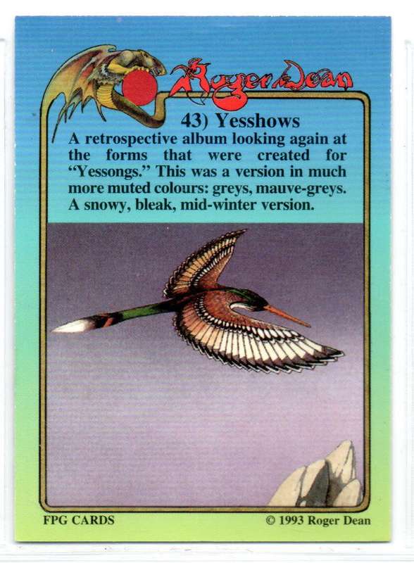 FPG Cards 1993 Roger Dean - 43 Yesshows