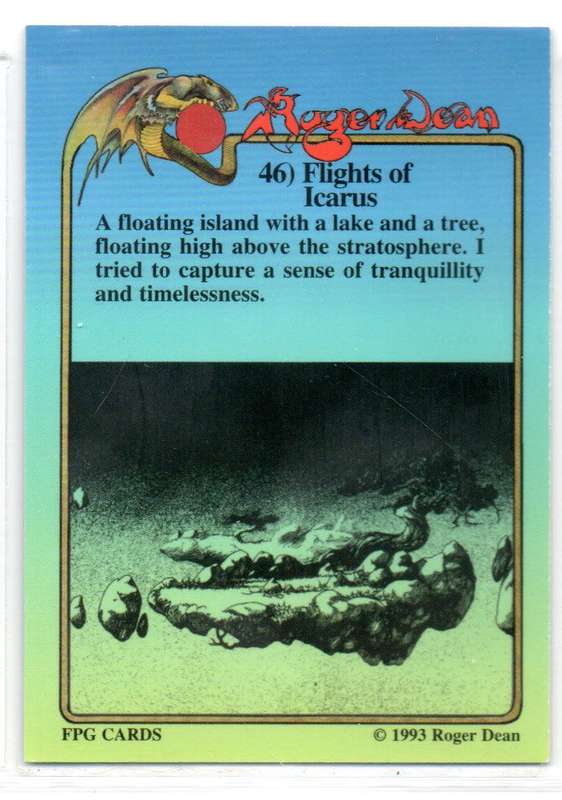 FPG Cards 1993 Roger Dean - 46 Flights of Icarus