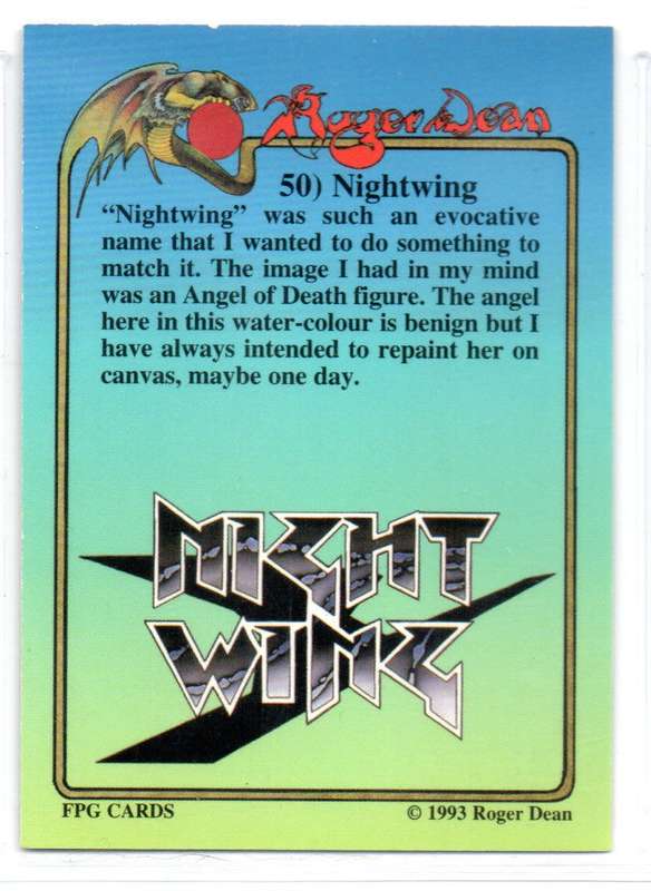 FPG Cards 1993 Roger Dean - 50 Nightwing