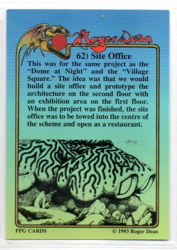 FPG Cards 1993 Roger Dean - 62 Site Office