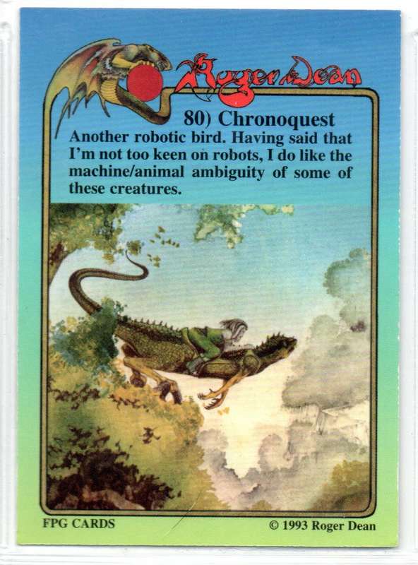 FPG Cards 1993 Roger Dean - 80 Chronoquest
