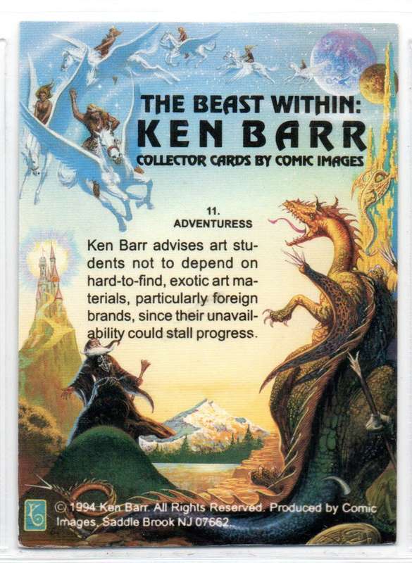 Comic Images 1994 The Beast Within: Ken Barr - 11 Adventuress