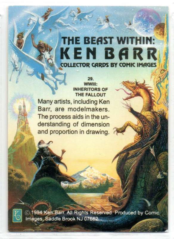 Comic Images 1994 The Beast Within: Ken Barr - 29 WWIII: Inheritors of the Fallout