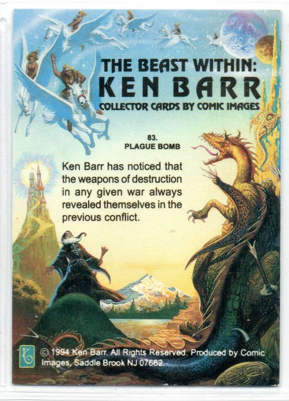 Comic Images 1994 The Beast Within: Ken Barr - 83 Plague Bomb