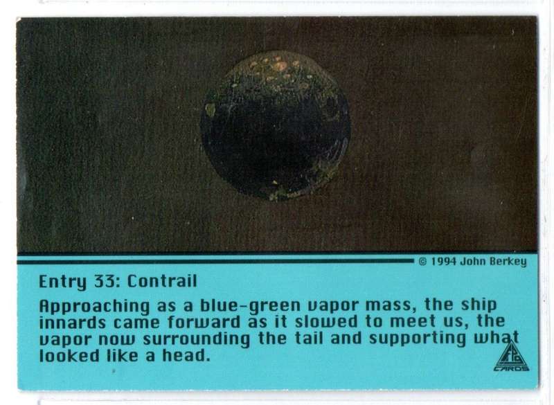 FPG Cards 1994 John Berkey - Entry 33 Contrail