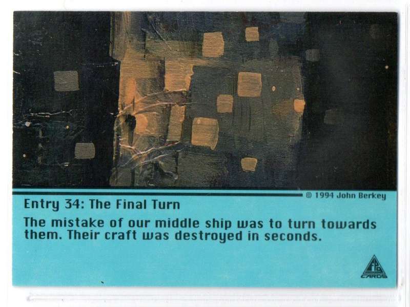 FPG Cards 1994 John Berkey - Entry 34 The Final Turn