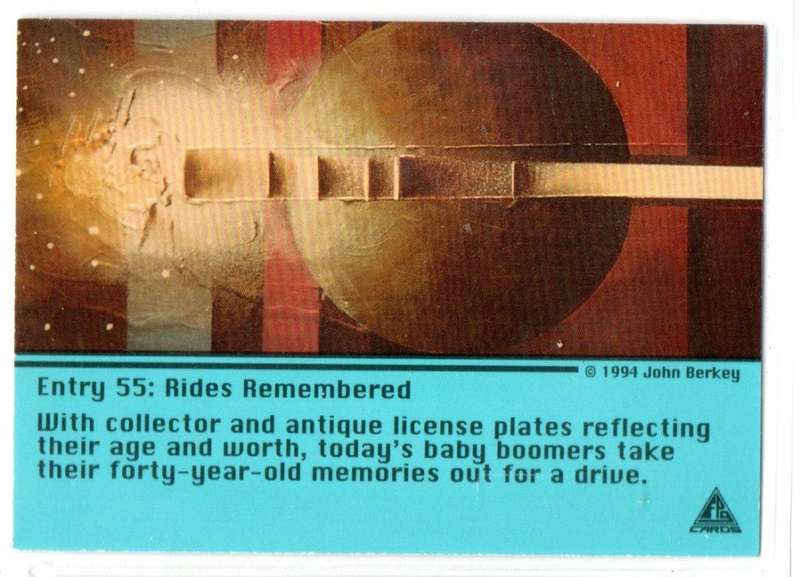 FPG Cards 1994 John Berkey - Entry 55 Rides Remembered