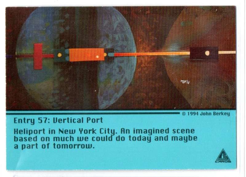 FPG Cards 1994 John Berkey - Entry 57 Vertical Port